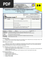 Activity Sheets in Ict (Computer Systems Servicing) Grade 7 Quarter 1 ...