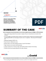 Group 6 - HDFC LIFE INSURANCE