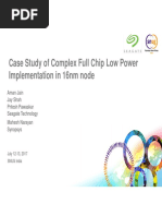 Case Study of Complex Full Chip Low Power Implementation in 16nm Node