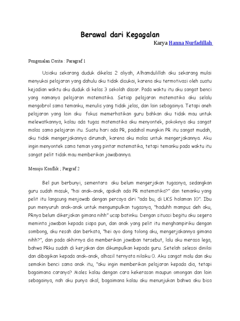 Kisah Permulaan: Pengalaman dan Pengajaran dari Kegagalan