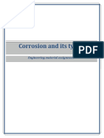 Corrosion and Its Types: Engineering Material Assignment