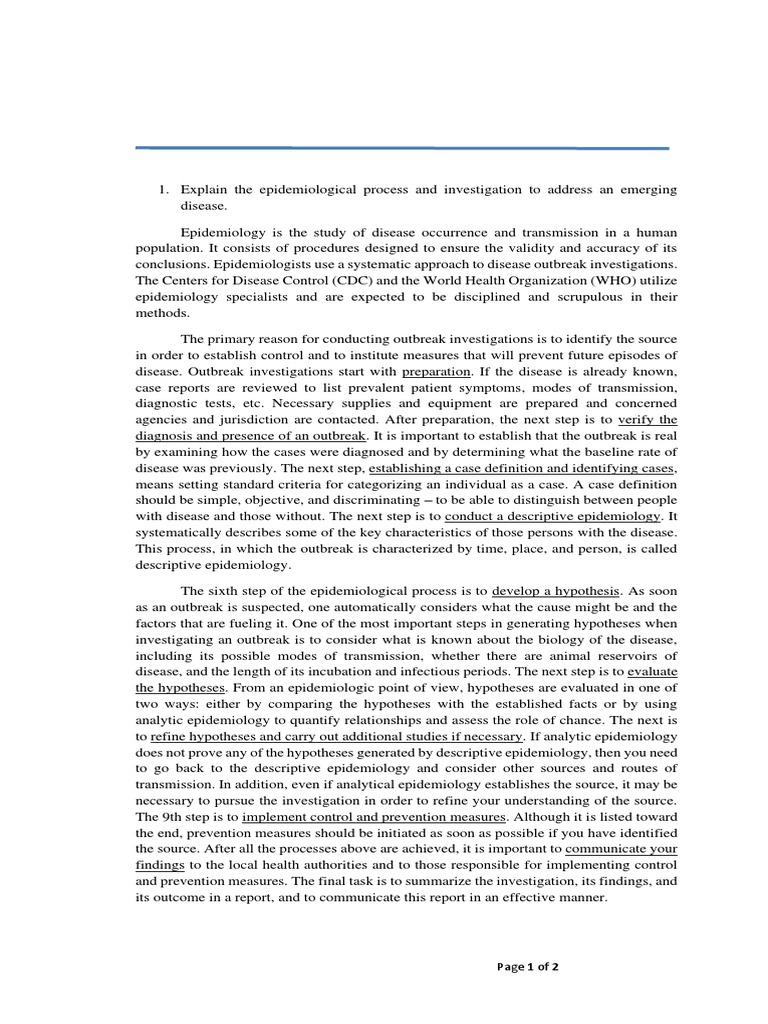 Health Statistics and Epidemiology Questions PDF Epidemiology