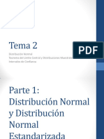 Introducción A La Estadística: Distribución Normal y Distribución Normal Estandarizada - Ana Rebeca Urmeneta