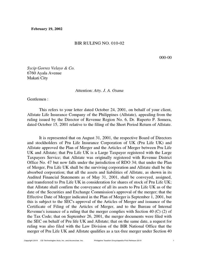 Short Period Return Filing Ruling | PDF | U.S. Securities And Exchange ...