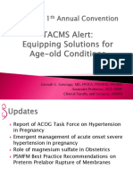 Equipping Solutions For Age Old Conditions HPN in Pregnancy - TACMS2015
