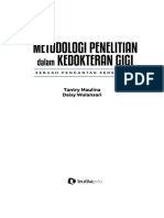 Metodologi Penelitian Dalam Kedokteran Gigi - SD