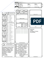 5E CharacterSheet Fillable