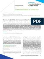 Impact of Rumors and Misinformation on COVID-19 in Social Media