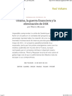 Obama, La Guerra Financiera y La Eliminación de DSK, Por Thierry Meyssan