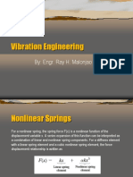 Vibration Engineering: By: Engr. Ray H. Malonjao