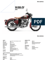 Classic 350 Bs-Iv: Technical Specifications