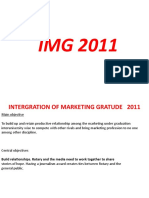 Intergration of Marketing Gratude 2011