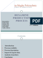Shri Datta Meghe Polytechnic: Hexamine Production Process