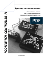 FOOTSWITCH CONTROLLER FSW-S Инструкция (RUS)