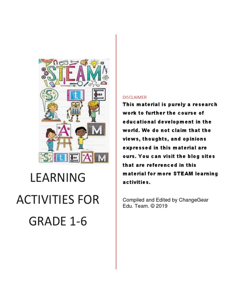 Steam Learning Activities Collections | PDF | Buoyancy | Design