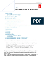 AEM Forms - Formater Des Valeurs de Champ Et Utiliser Des Modèles PDF
