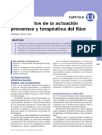 Fundamentos de La Actuación Preventiva y Terapeútica Del Flúor.