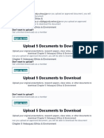 Upload 5 Documents To Download: Chapter 5 Velasquez Ethics & Environment Chapter 5 Velasquez Ethics & Environment