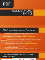 Block 5: Atomic Physics: #Thenuclearatom #Radioactivity