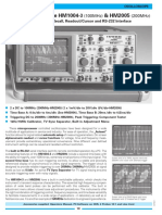 Analog Oscilloscope HM1004-& HM2005: Autoset, Save/Recall, Readout/Cursor and RS-232 Interface