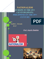 19th Century Nationalism in Spain and the Philippines