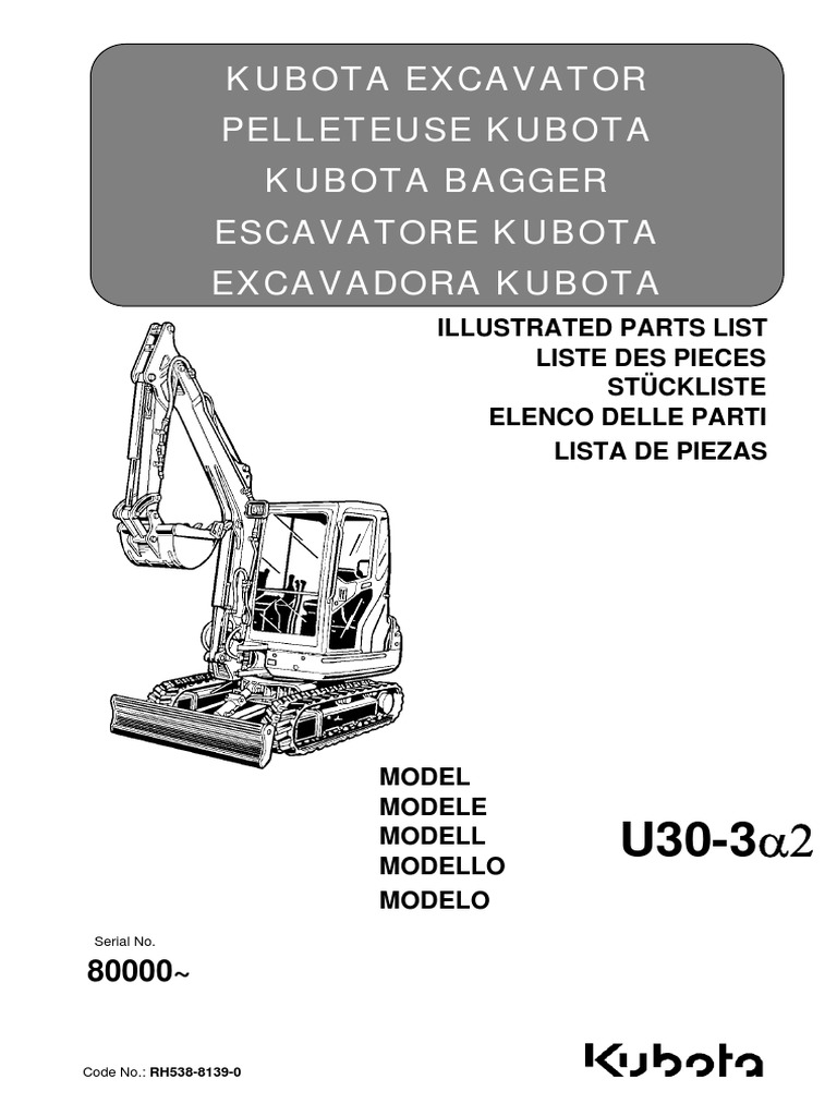 Original Kubota 3u50382630 main image 1