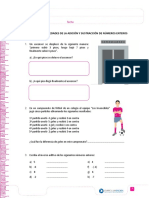 Actividades de Operaciones de Propiedades Con Los Enteros 7° Grado