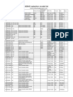 LLT PCB Model List A