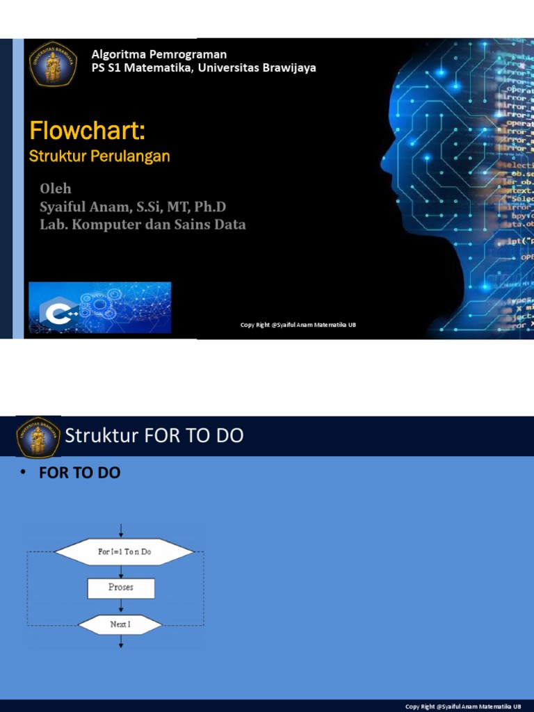 Flowchart Struktur Perulangan Algoritma | PDF
