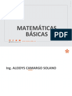 MATEMÁTICAS BÁSICAS