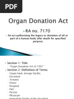 Organ Donation Act 1@