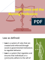 Public Health Laws Affecting The Practice of Nursing PDF