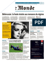 Journal LE MONDE Du Mardi 25 Aout 2020 PDF