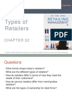 Chap 2 - Types of Retailers