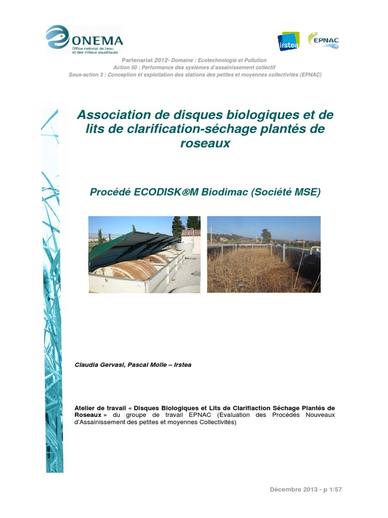 Rapport Définitif Ecodisk-Mbiodimac | PDF | Épuration des eaux ...