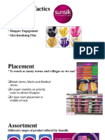 Category Tactics: - Placement - Assortment - Sighting - Shopper Engagement - Merchandising Plan
