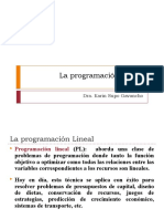 CLASE 2 La Programación Lineal