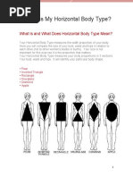 What Is and What Does Horizontal Body Type Mean?