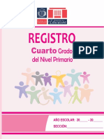 Registro 4to.-Grado 2018