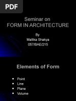 Form in Architecture (IOE)