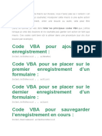 Code VBA