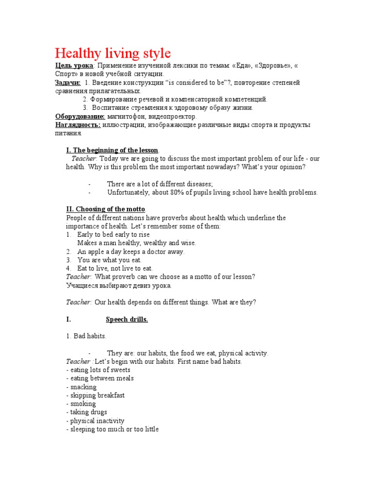 Healthy Living Style | PDF | Meal | Weight Loss