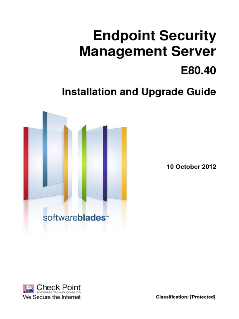 Endpoint Security Management Server: Installation and Upgrade Guide ...