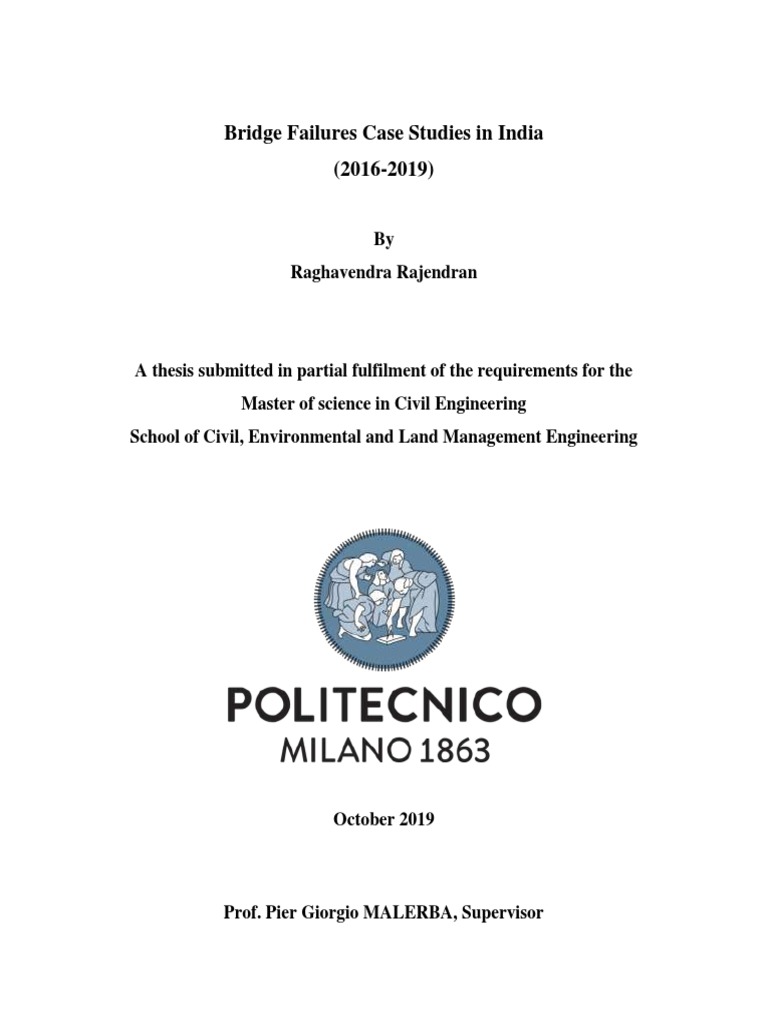 Bridge Failures in India: 2016-2019 Analysis | PDF | Bridge | Corrosion