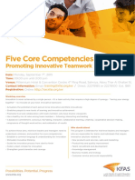 Five Core Competencies For: Promoting Innovative Teamwork