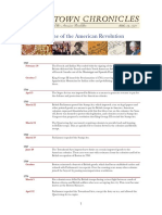 American Revolution Timeline PDF