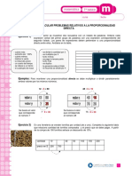 Ejercicos de Proporcionalidad Directa PDF