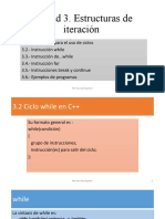 Unidad 3 Estructuras de Iteración