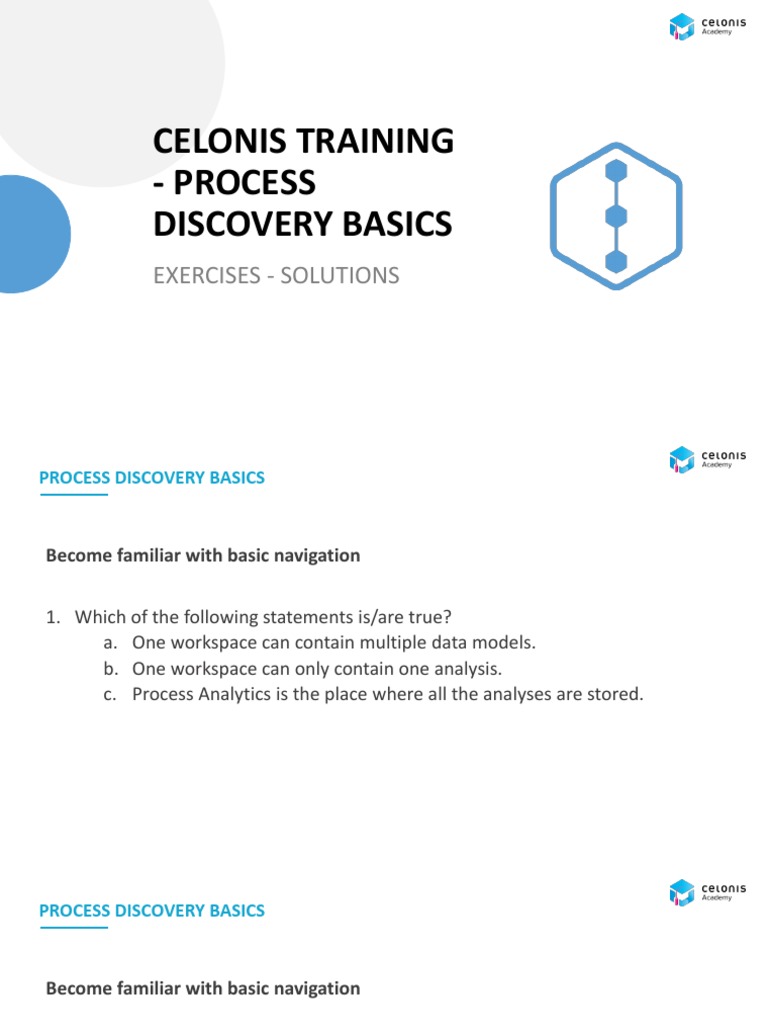 Celonis Process Discovery Guide | PDF | Analytics | Receipt