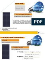 Calculo de Paneles y Aerogeneradores